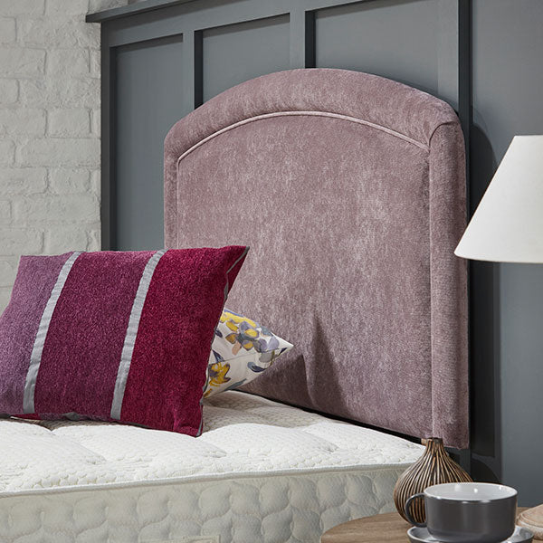 margate curve headboard strutted upholstered fabric headboard