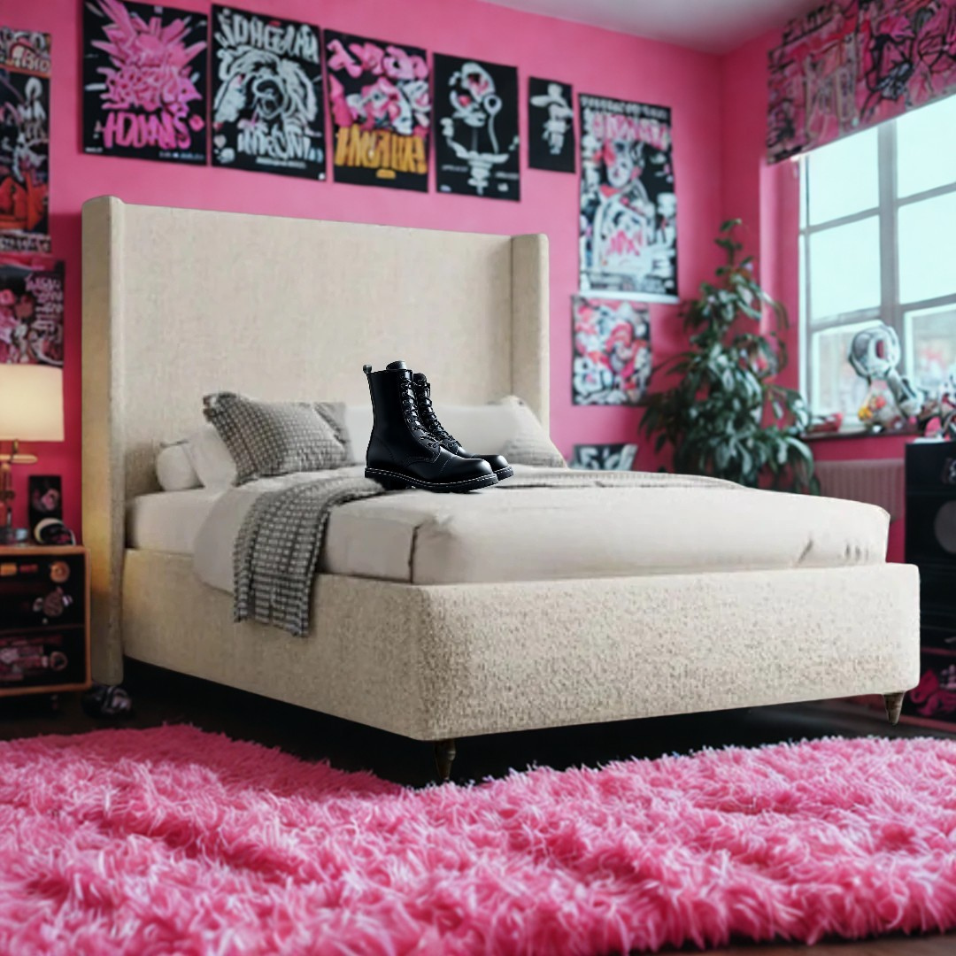 Plain Winged Bed Frame